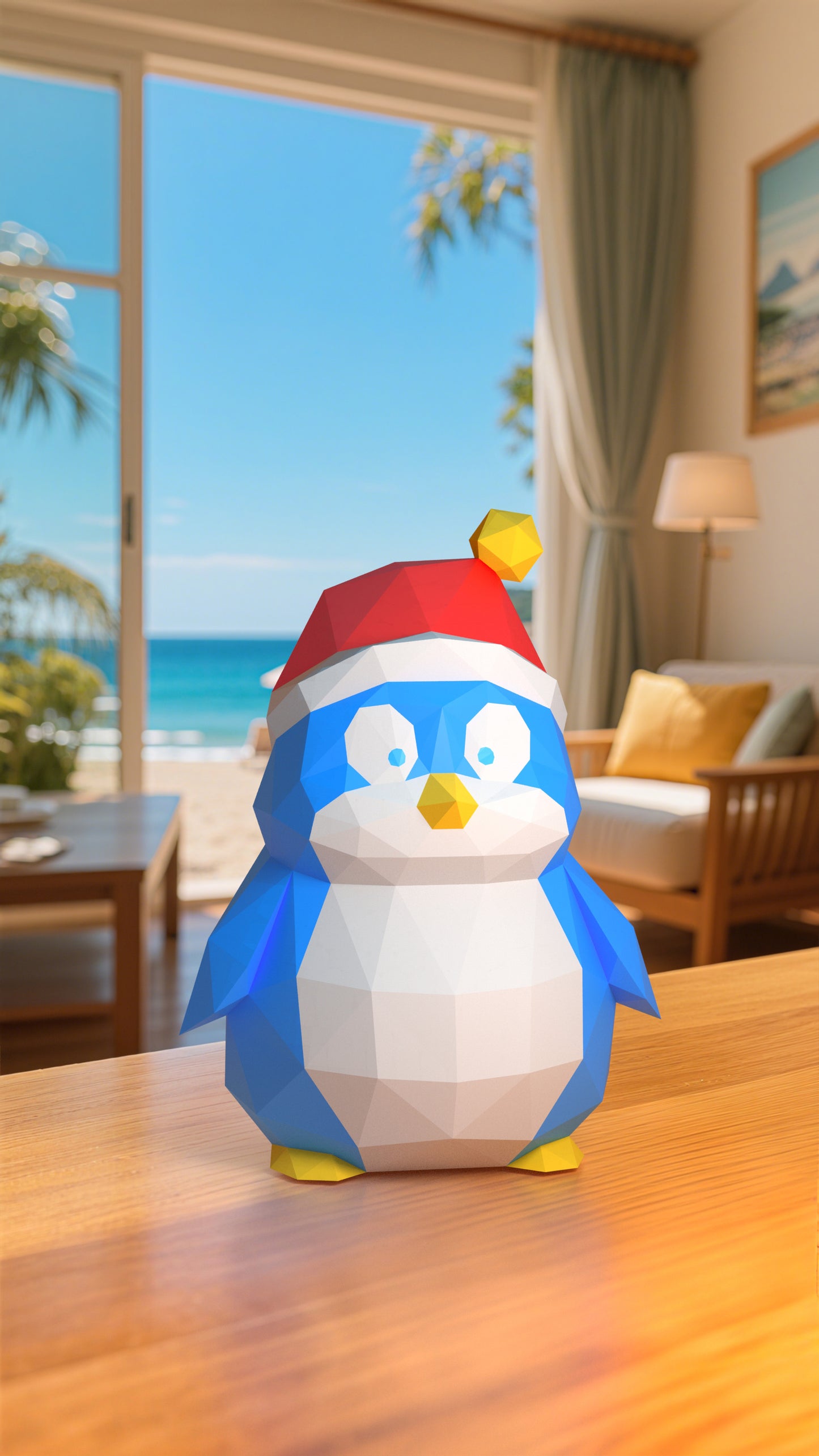 DIY Animal Penguin Paper Masks for Costume Halloween Christmas Party Supplies Cosplay Holiday
