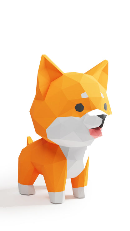 DIY Animal Little Dog Paper Masks for Costume Halloween Christmas Party Supplies Cosplay Holiday