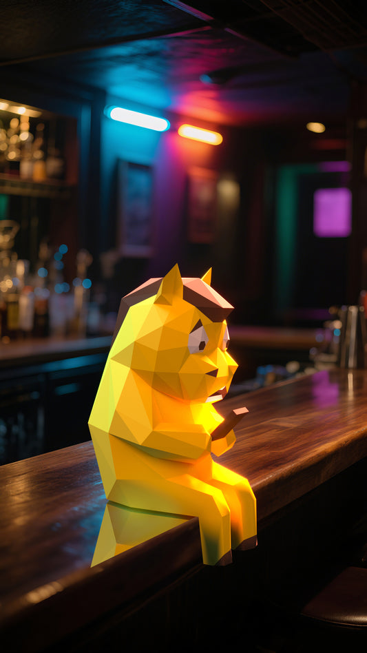 DIY 3D Paper Animal Horse Pony Model Kit - Handcrafted Home & Table Decor, Creative Craft Project, Party Supplies & Gift for Kids and Adults