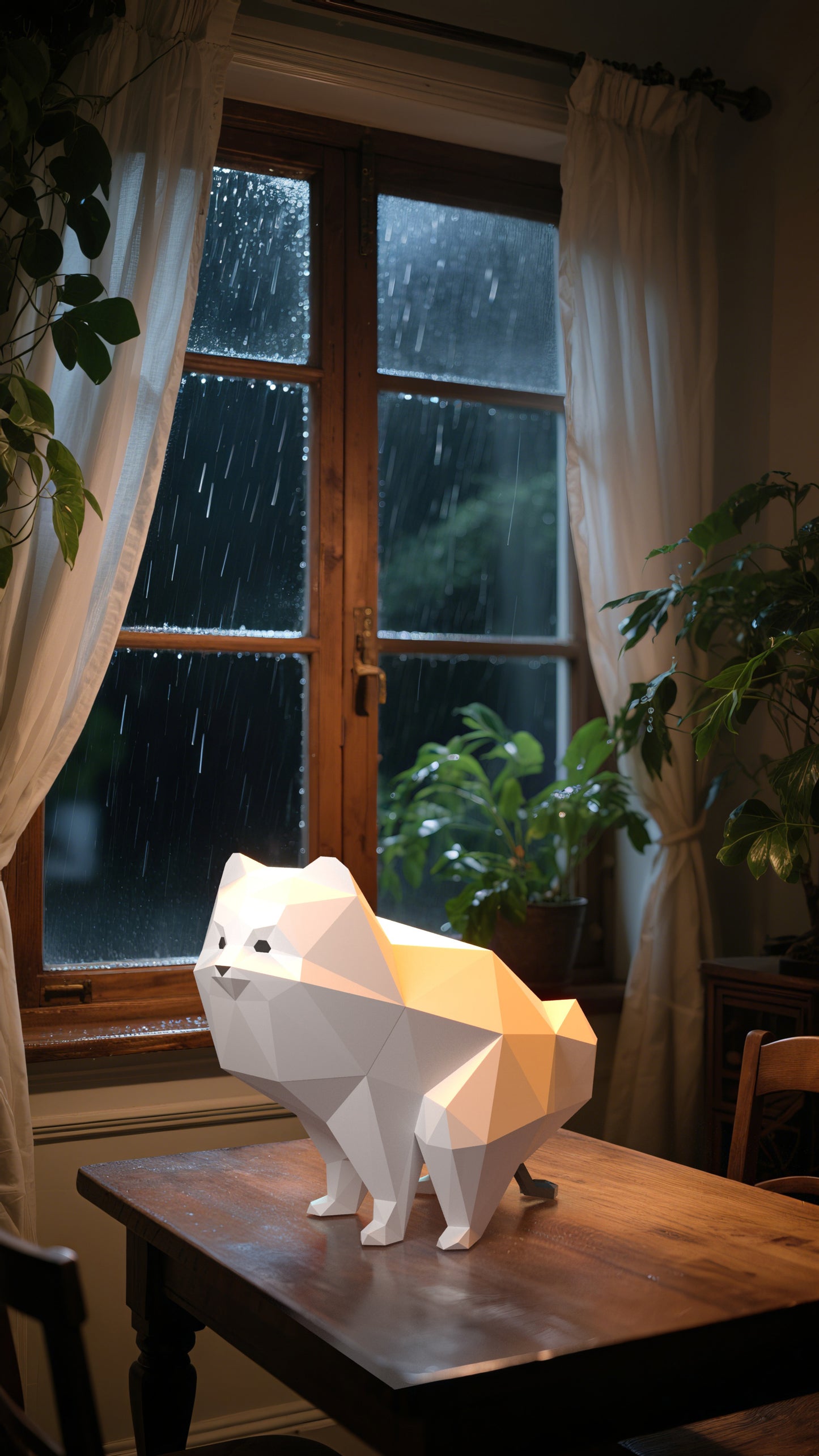 DIY 3D Paper Animal Pomeranian Model Kit - Handcrafted Home & Table Wall Art Decor, Creative Craft Project, Party Supplies & Gift for Kids and Adults (Copy)