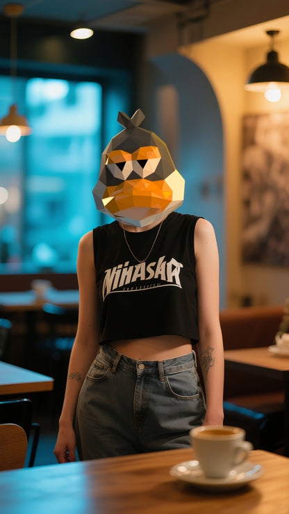 DIY Animal Duck Paper Masks for Costume Halloween Christmas Party Supplies Cosplay Holiday