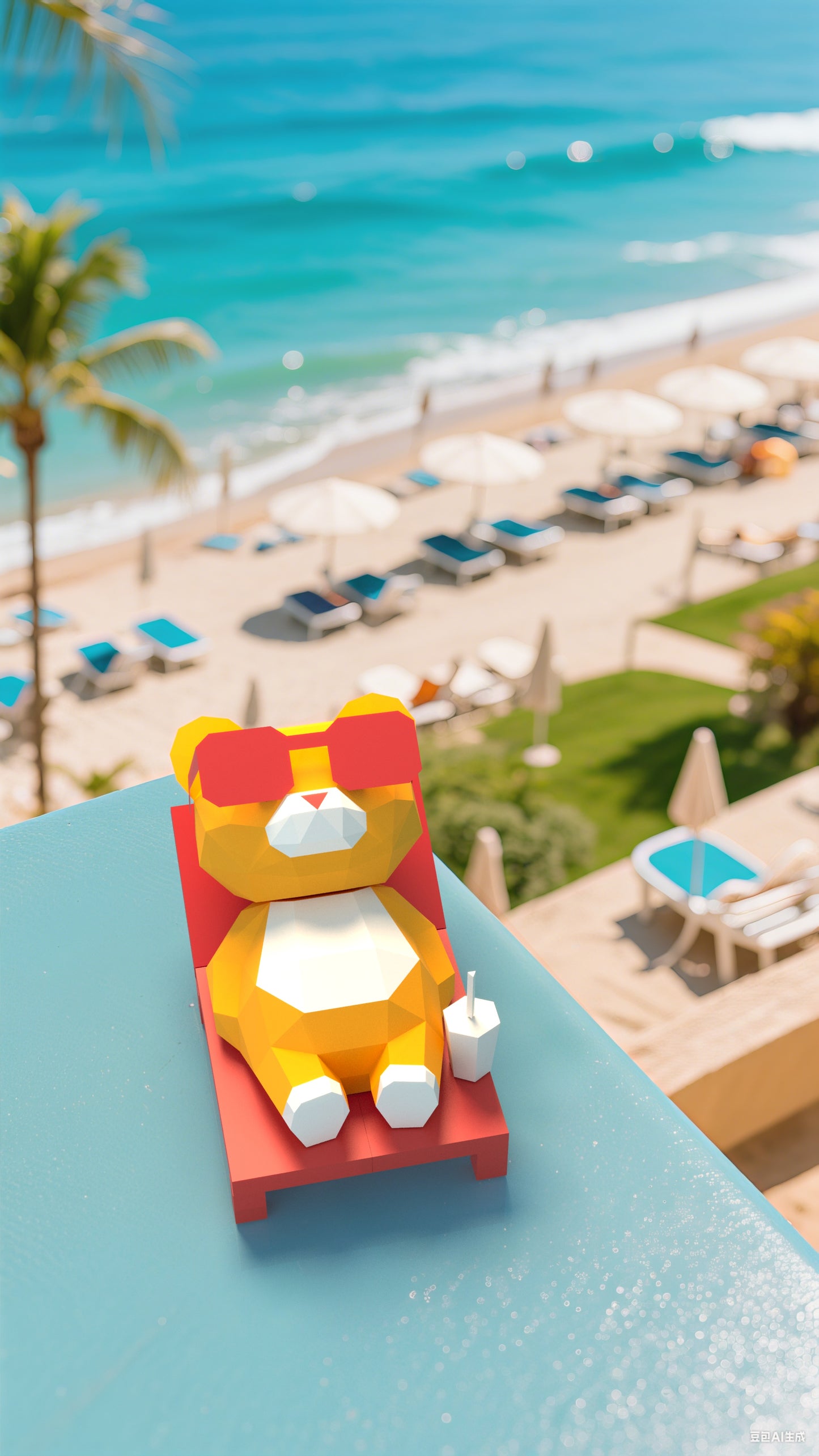 DIY 3D Paper Animal Sleeping Bear Model Kit - Handcrafted Home & Table Wall Art Decor, Creative Craft Project, Party Supplies & Gift for Kids and Adults (Copy)