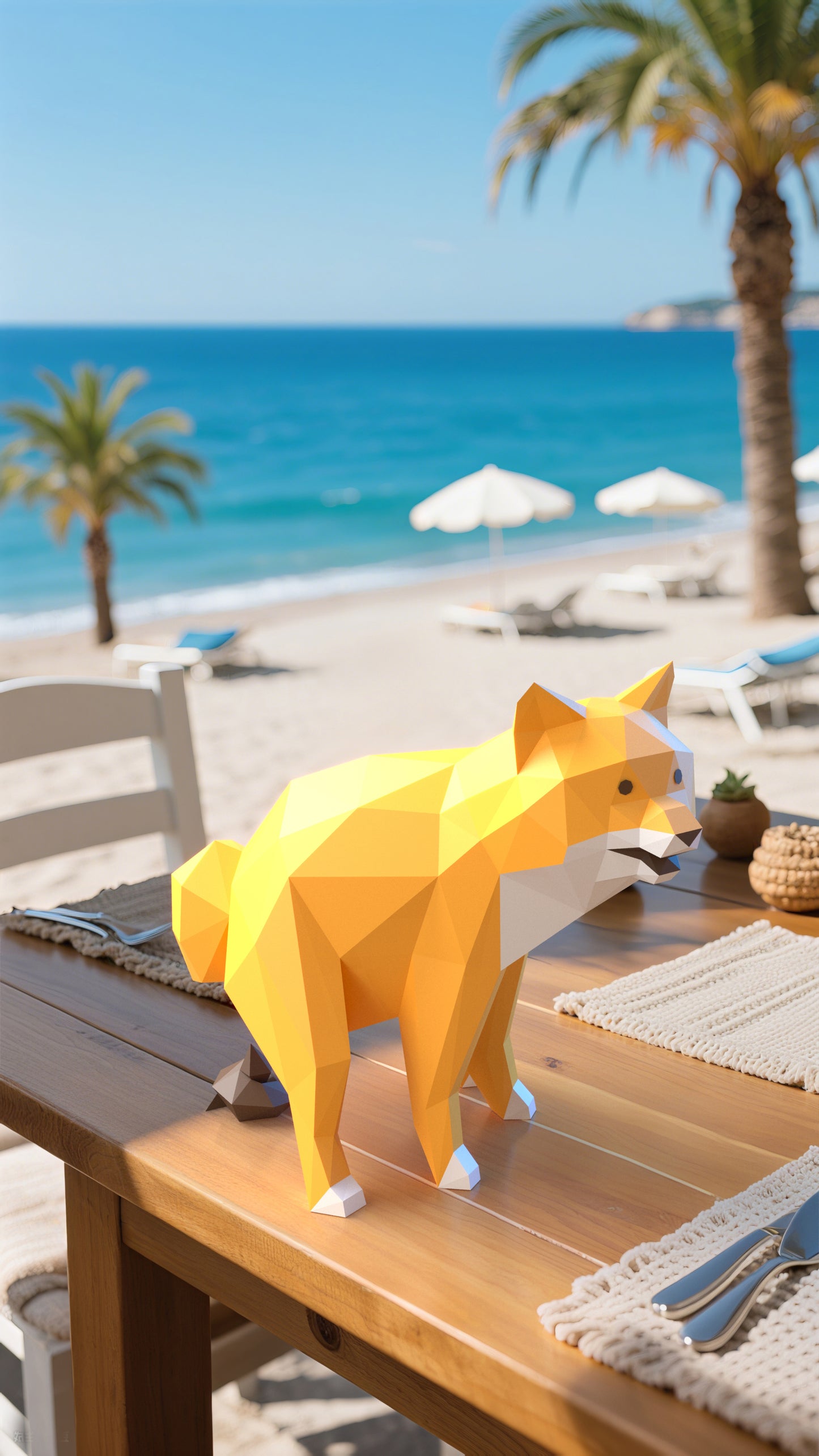 DIY 3D Paper Animal Shiba Inu Model Kit - Handcrafted Home & Table Wall Art Decor, Creative Craft Project, Party Supplies & Gift for Kids and Adults