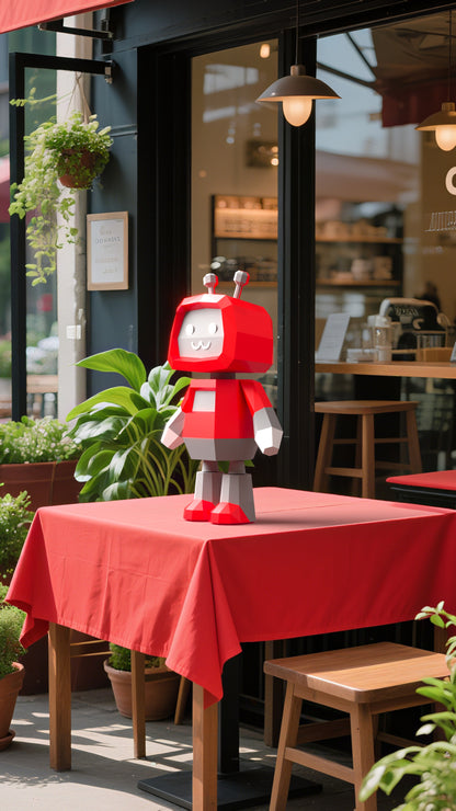 DIY 3D Paper Animal Robot Model Kit - Handcrafted Home & Table Decor, Creative Craft Project, Party Supplies & Gift for Kids and Adults