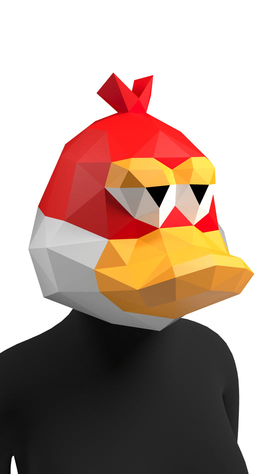 DIY Animal Duck Paper Masks for Costume Halloween Christmas Party Supplies Cosplay Holiday
