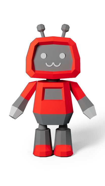 DIY 3D Paper Animal Robot Model Kit - Handcrafted Home & Table Decor, Creative Craft Project, Party Supplies & Gift for Kids and Adults