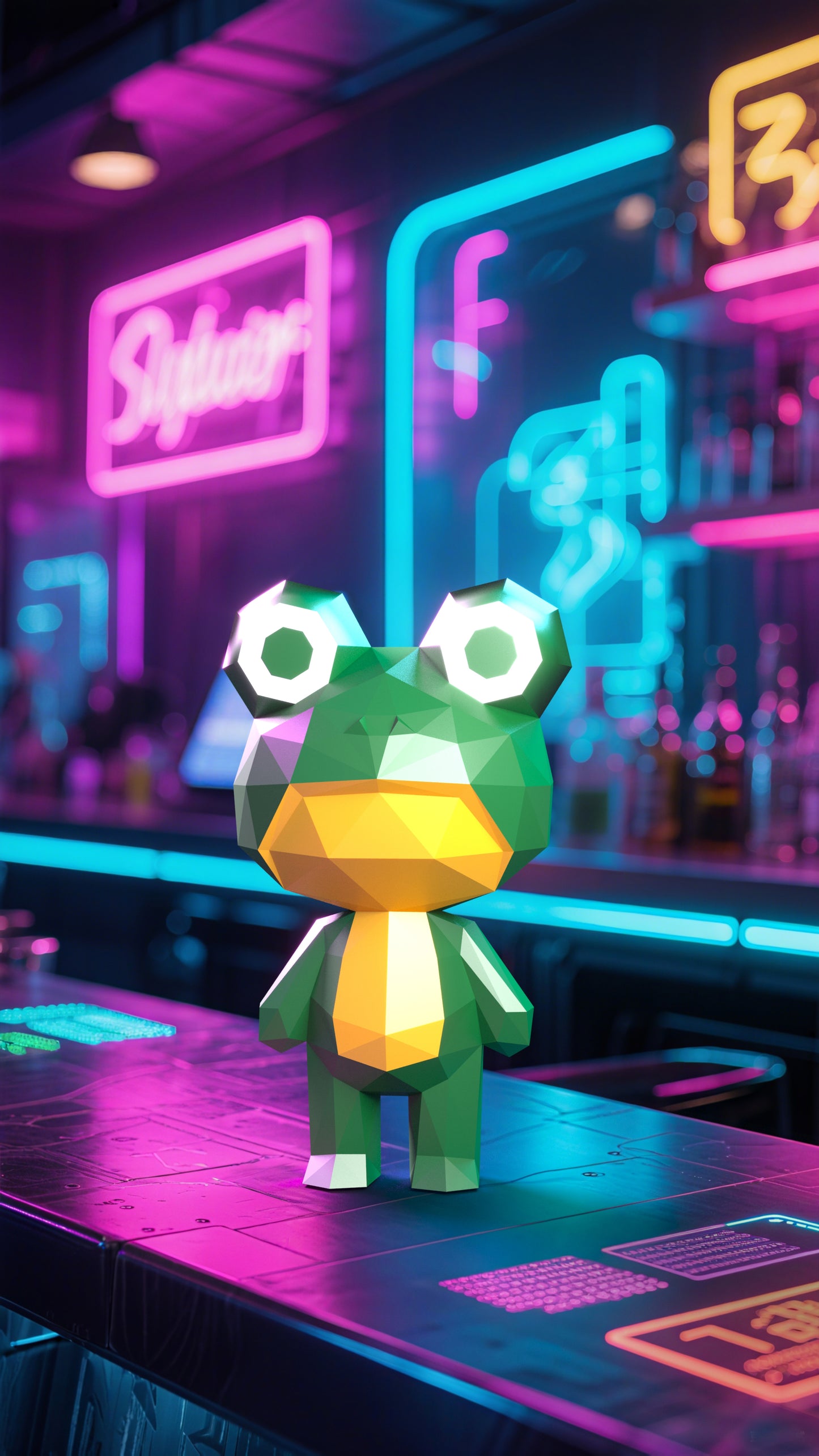 DIY 3D Paper Animal Frog Model Kit - Handcrafted Home & Table Decor, Creative Craft Project, Party Supplies & Gift for Kids and Adults